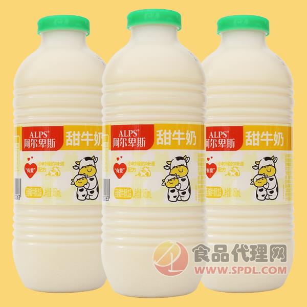 ALPS阿尔卑斯燕麦莓味甜牛奶饮品450ml