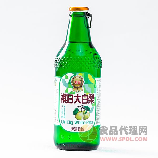 祺日大白梨味碳酸饮料360ml