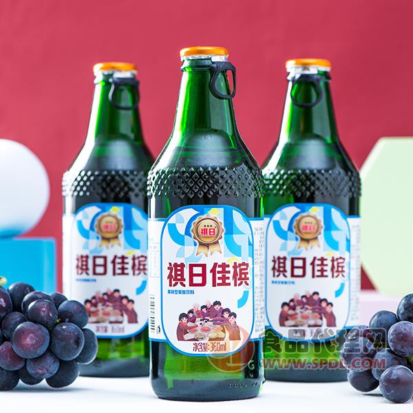 祺日佳槟果味型碳酸饮料360ml