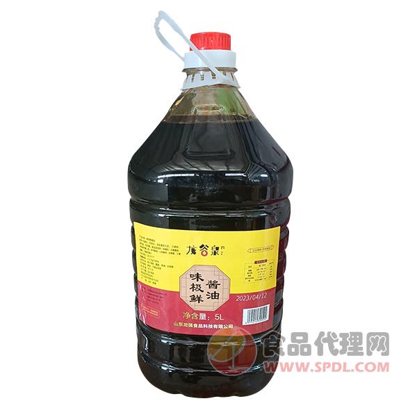 龙谷泉味极鲜酱油5L