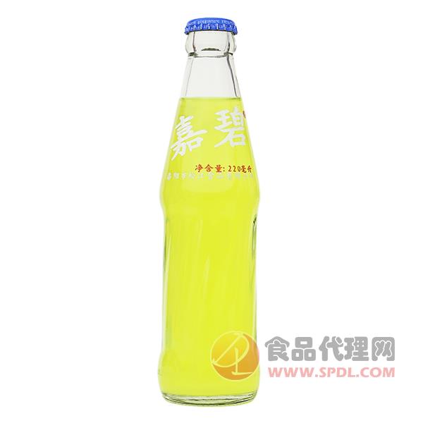 嘉碧果汁汽水青苹果味220ml