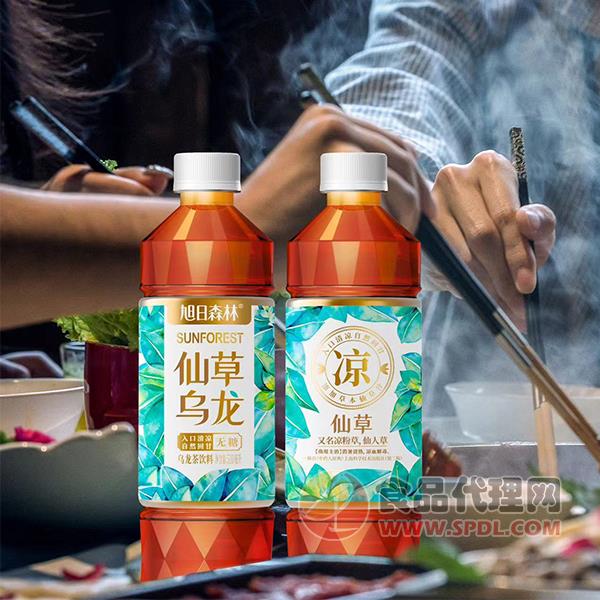 旭日森林仙草乌龙茶饮料510ml