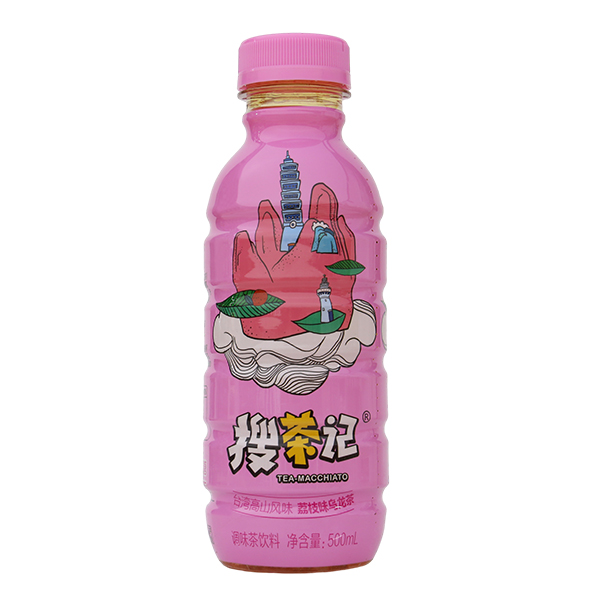 搜茶记台湾高山风味荔枝乌龙茶500ml