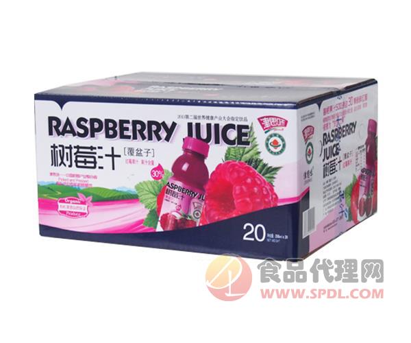 津思味 树莓汁（覆盆子）288ml红莓（20瓶装）