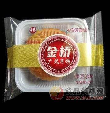 金桥广式月饼绿豆沙蓉