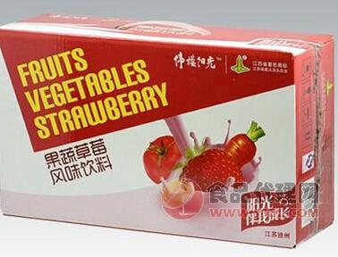 伟楼果蔬草莓 风味饮料