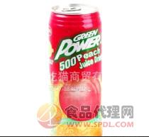 台湾进口绿力水蜜桃汁