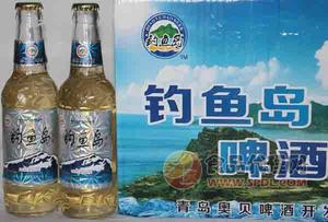 小瓶330毫升钓鱼岛啤酒