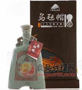 烏氈帽精品十八年陳花雕黃酒