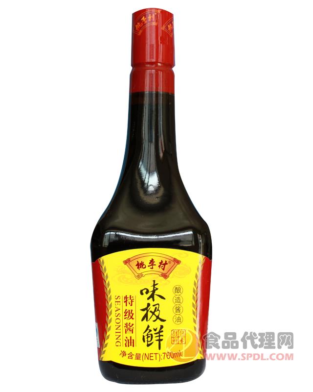 全国招商 桃李村 特级酱油