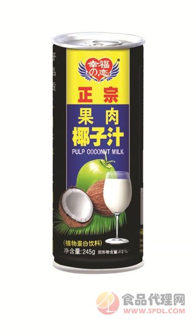 幸福の恋果肉椰子汁245gx15罐