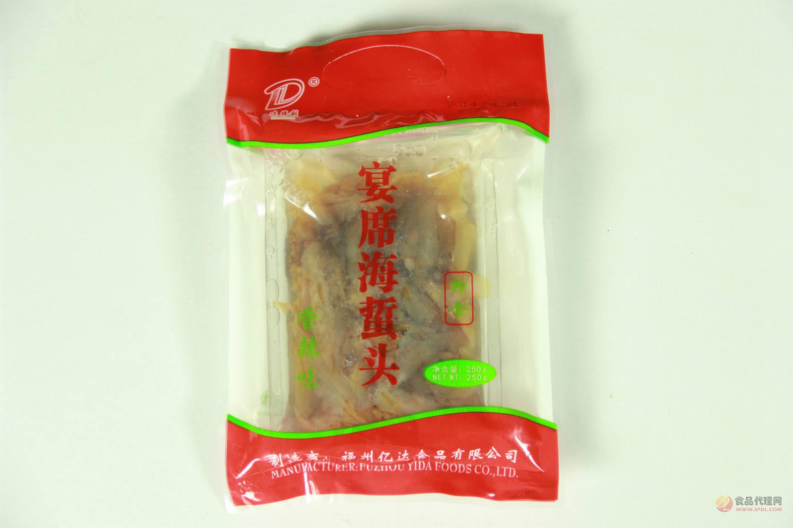 连得利 宴席海蜇头香辣味250g