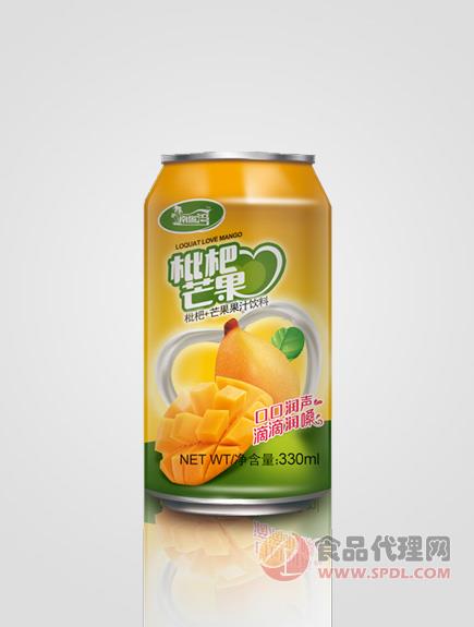 南瑞湾 枇杷+芒果果汁饮料330ml