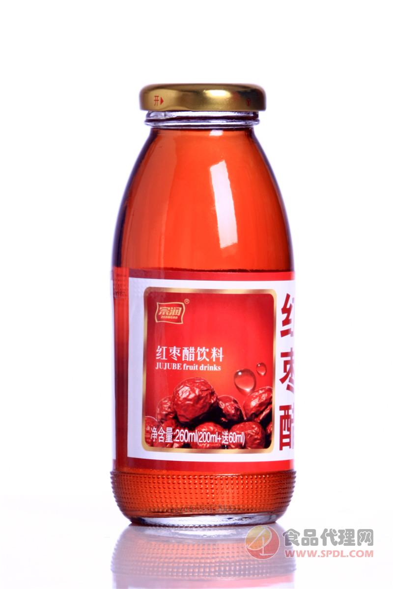 宗润红枣醋饮料260ml