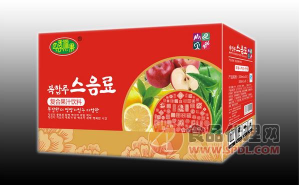 308复合果汁系列 苹果芦荟柠檬包装