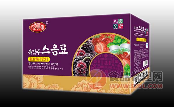 308果汁系列 桑葚草莓木糖醇包装