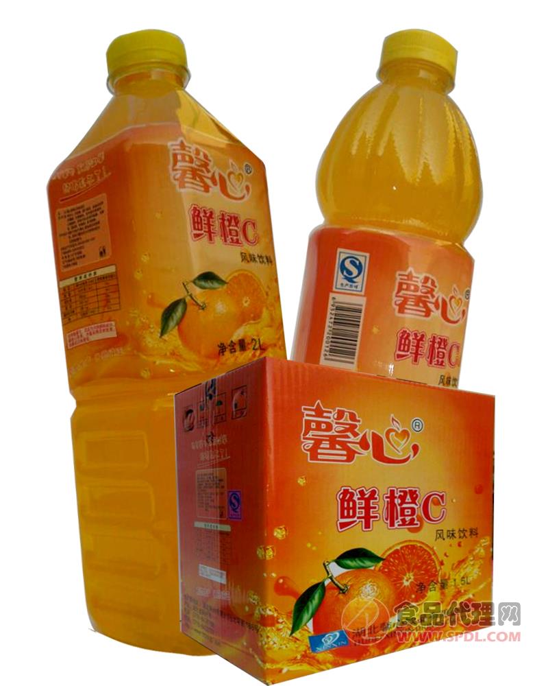 馨心1.5L,2L鲜橙C风味饮料
