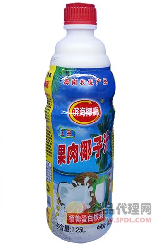 滨海椰廊 果肉椰子汁1.25L