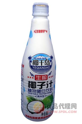 椰千岛 生榨椰子汁蛋白饮料1.25L