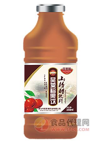 昊莱福果饮山楂醋饮料350ml