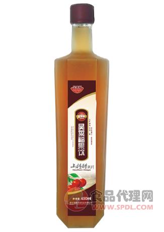 昊莱福果饮山楂醋饮料650ml
