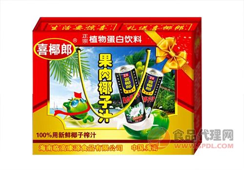 喜椰郎果肉椰子汁蛋白饮品礼盒