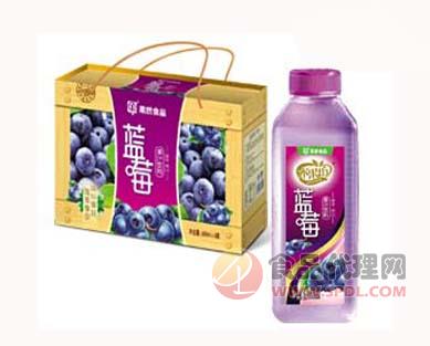 果然蓝莓果汁饮料500ml