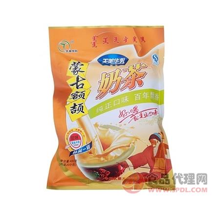 内蒙特产天美华乳蒙古额颉甜味奶茶400g