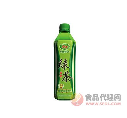 牵手蜂蜜味绿茶500毫升PET瓶装