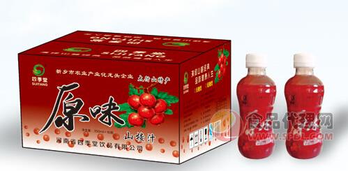 四季堂 原味山楂汁350ml