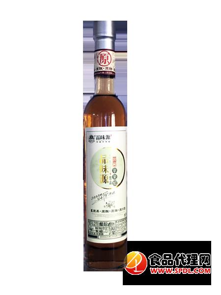 品味源系列高圆柱玻瓶苹果醋375ml1*2瓶