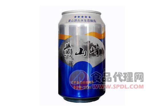 黄山峰330ml（原麦汁浓度8度）迎客松啤酒