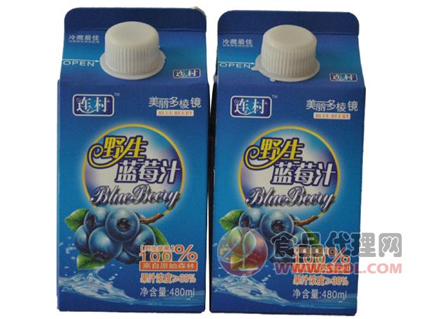 连村蓝莓汁480mlX15盒