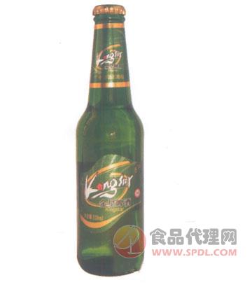 金星绿金质小瓶啤酒325ml招商