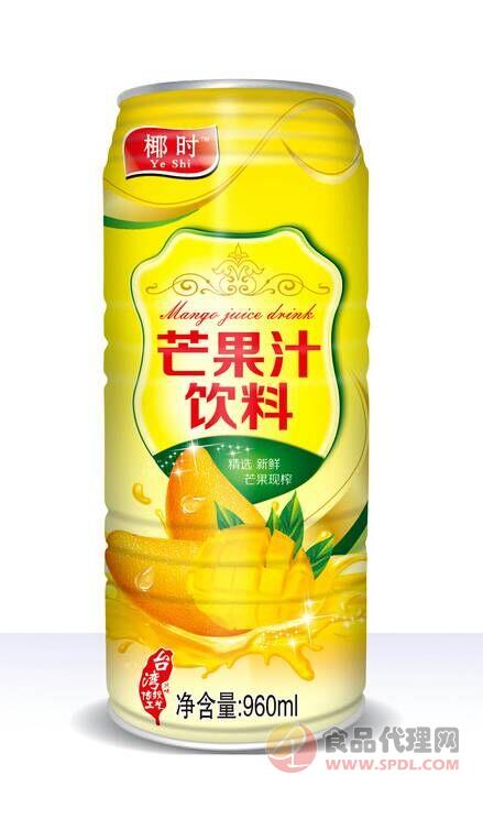 椰时芒果汁饮料960ml