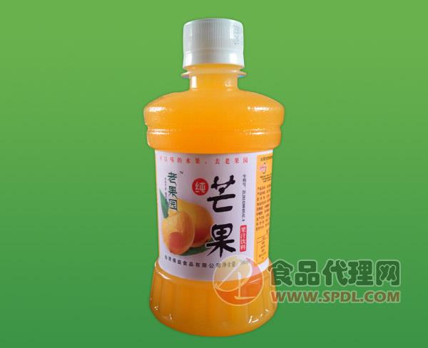 老果园纯芒果果汁饮料380ml