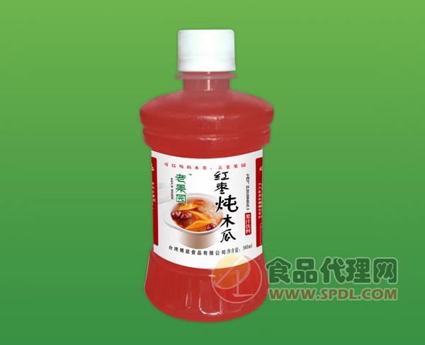 老果园红枣炖木瓜果汁饮料380ml