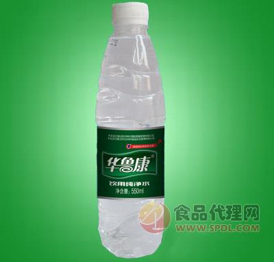 华康鲁饮用纯净水（绿）550ml