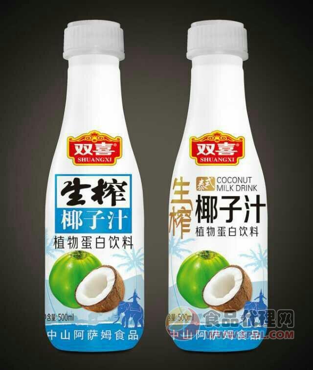 双喜生榨椰子汁500ml