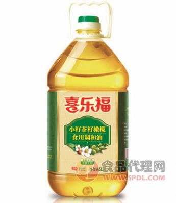 喜乐福小籽茶籽橄榄食用调和油5L