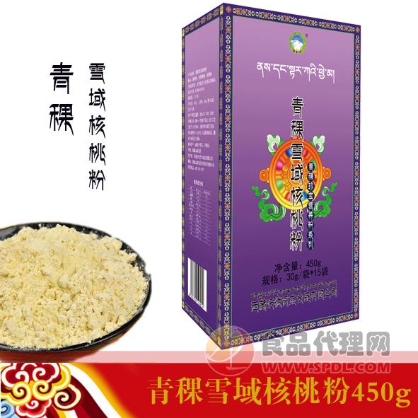 西藏青稞珍品营养粉系列青稞雪域核桃粉450g