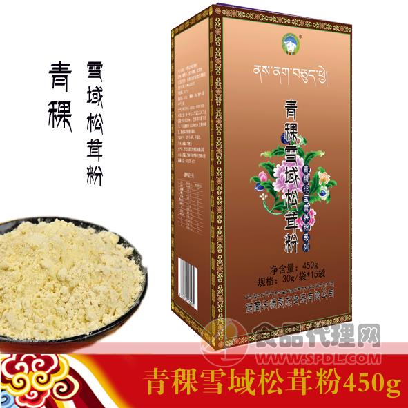 西藏青稞珍品营养粉系列青稞雪域松茸粉450g