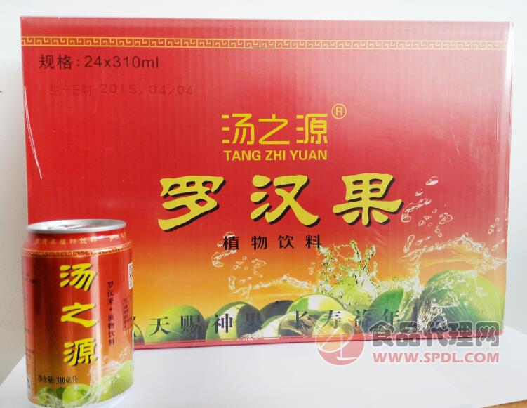 汤之源罗汉果植物饮料310mlx24