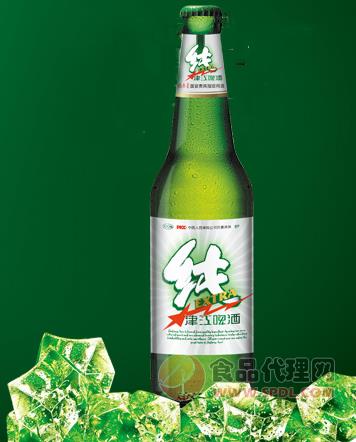 津江纯啤绿瓶500ml