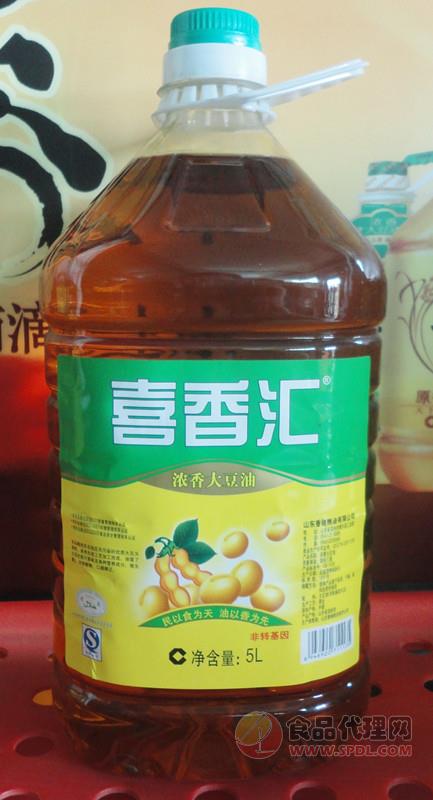 喜香汇浓香大豆油5L