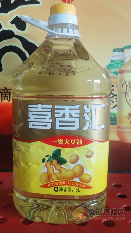喜香汇一级大豆油5L