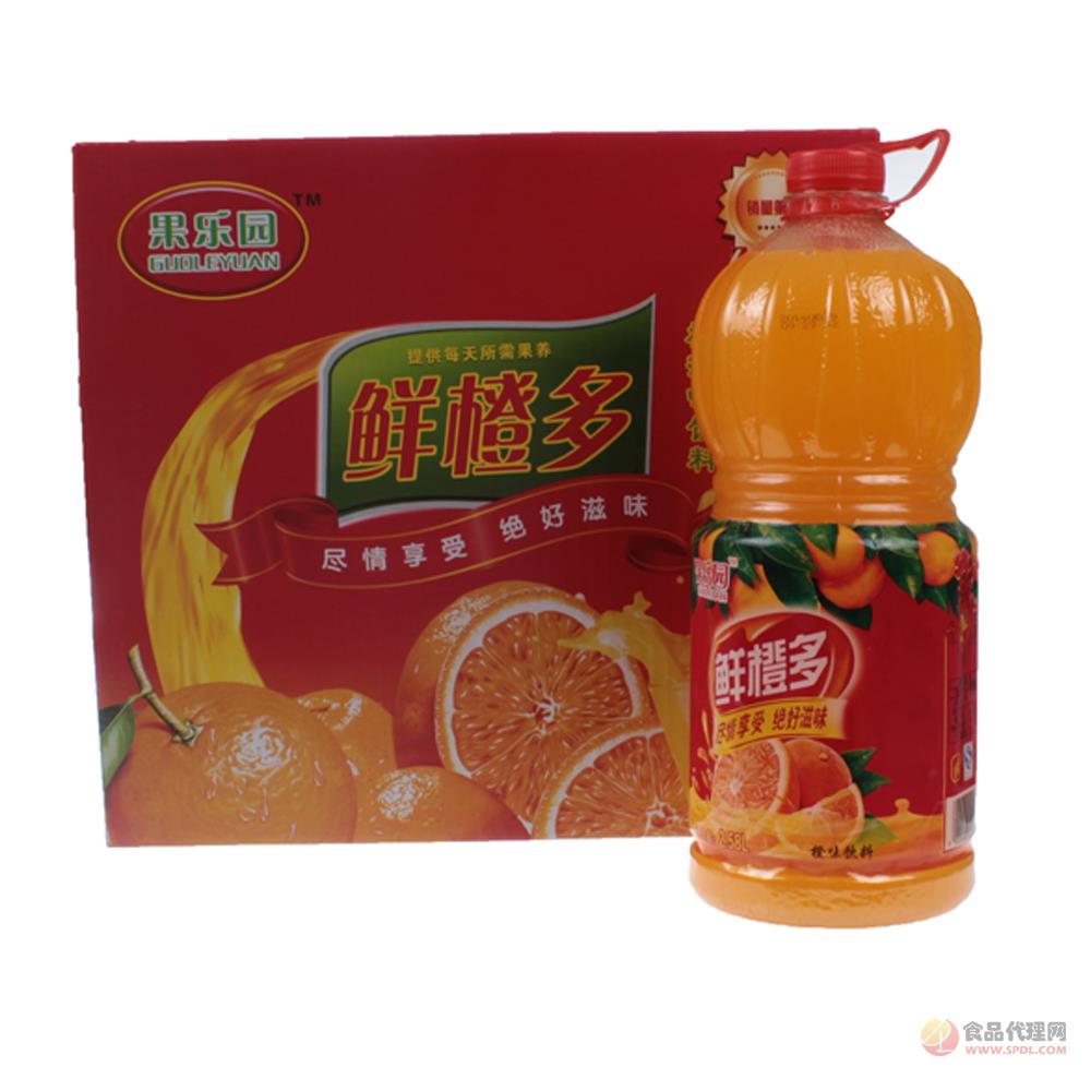 果乐园鲜橙多饮料2.58Lx6瓶