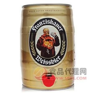 德国啤酒Franziskaner教士5L桶装啤酒