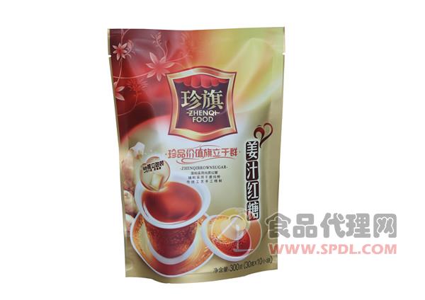 珍旗姜汁红糖300g/袋
