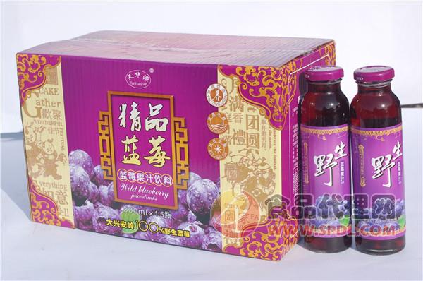 天华源精品野生蓝莓300mlx15瓶